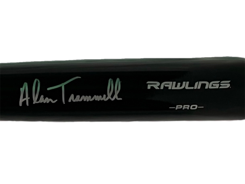 Alan Trammell Autographed Rawlings Black Baseball Bat JSA
