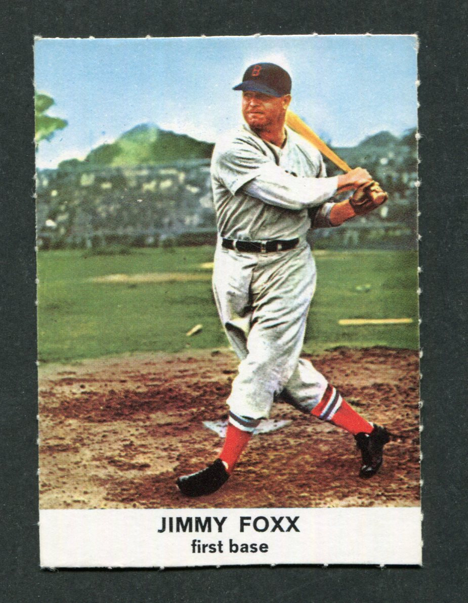 Jimmy Foxx #22 First Base 1961 Golden Press Original Vintage Baseball Card