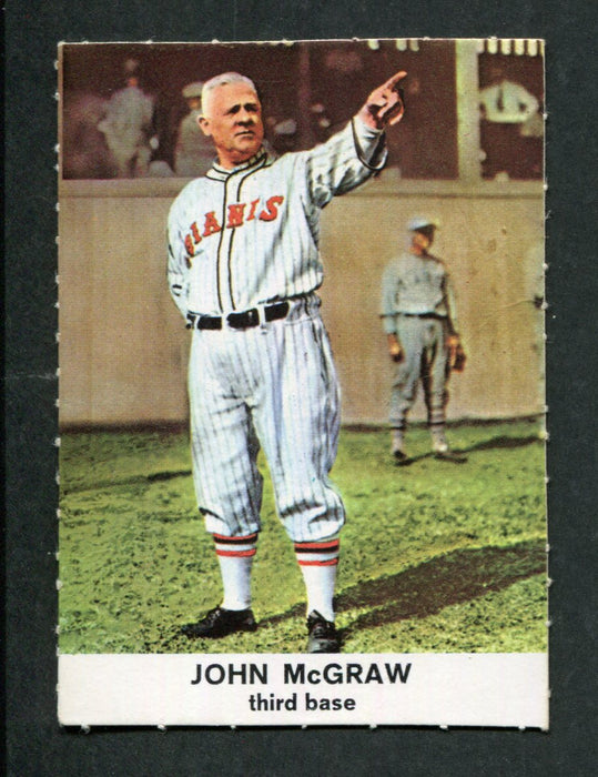 John McGraw #23 Third Base 1961 Golden Press Original Vintage Baseball Card