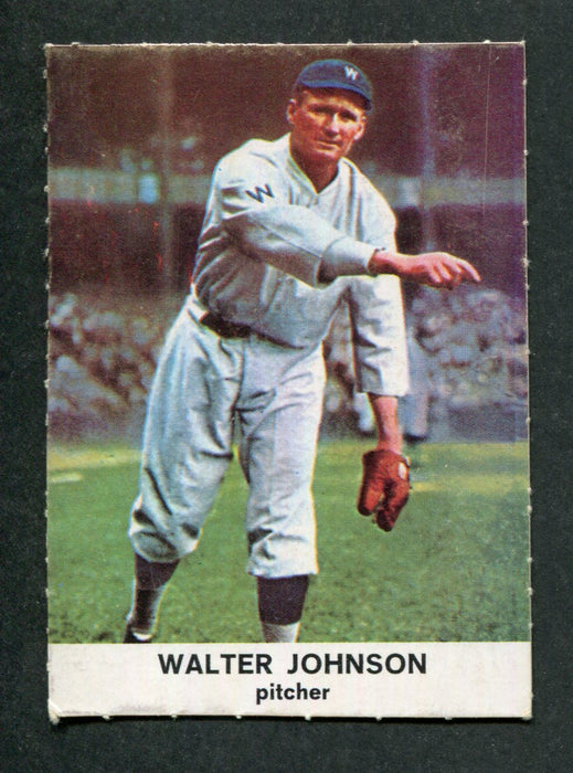 Walter Johnson #29 Pitcher 1961 Golden Press Original Vintage Baseball Card