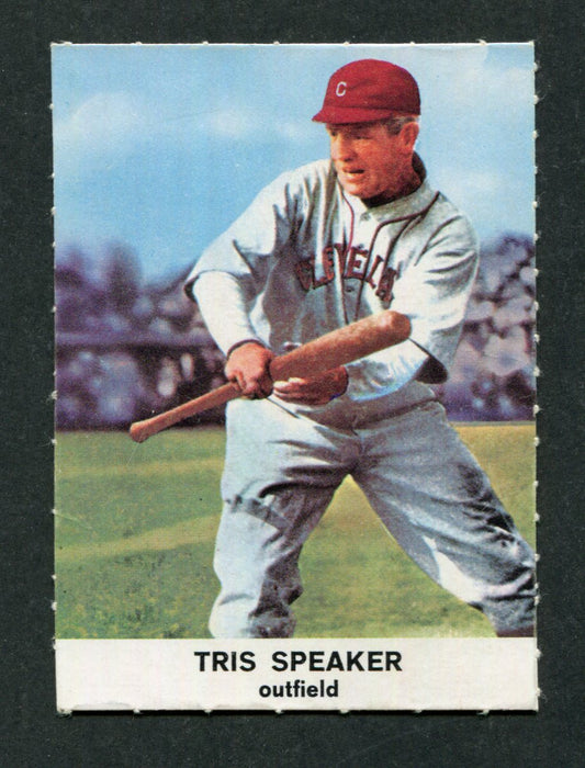 Tris Speaker #30 Outfield 1961 Golden Press Original Vintage Baseball Card