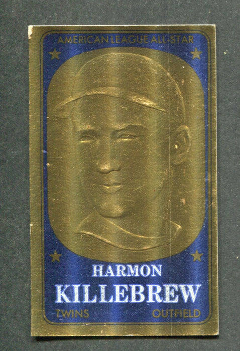 #56 Harmon Killebrew 1965 Topps Embossed Gold Baseball Card