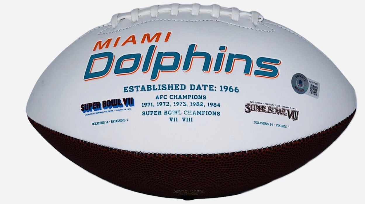 Tyreek Hill Autographed Miami Dolphins Logo Football  (Beckett)