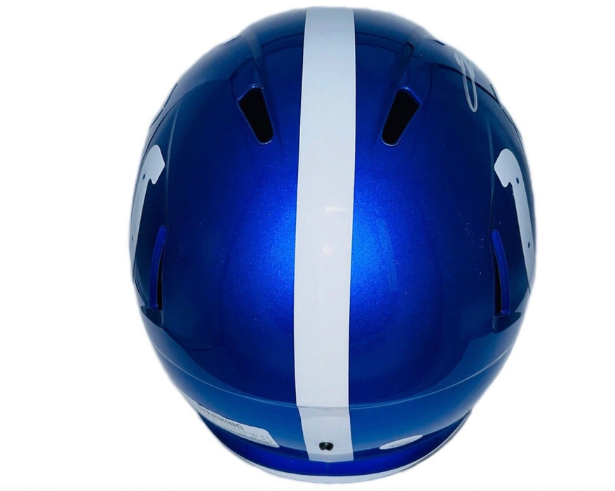 Jonathan Taylor Autographed Colts Speed Full Size Flash Helmet JSA