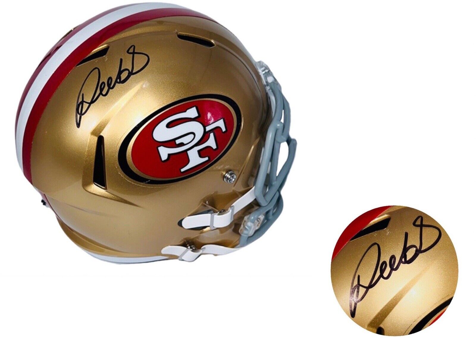 Deebo Samuel Autographed San Francisco 49ers Speed Mini Helmet