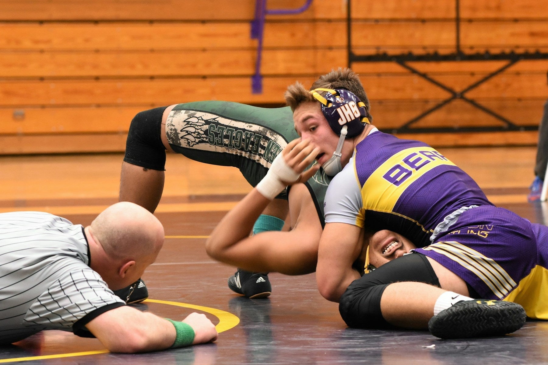 wrestling players