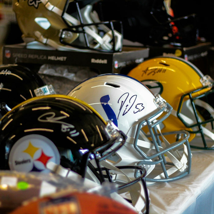 football helmets