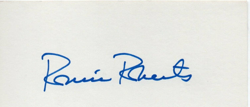 Robin Roberts d.2010 Phillies/Orioles HOF 1976 Signed 3x5 Index Card 145597