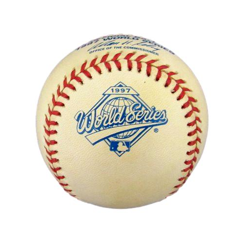 Gary Sheffield Signed/Auto 1997 World Series Baseball Marlins PSA/DNA 190572
