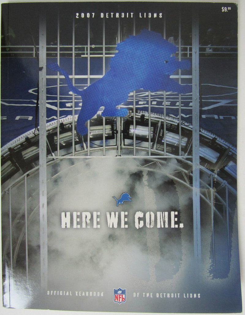 2007 Detroit Lions NFL Football Official Team Yearbook  146113