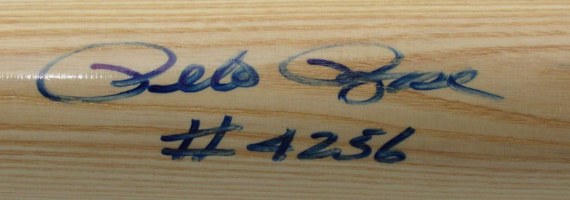 Pete Rose Signed/Inscribed Adirondack Baseball Bat Cincinnati Reds JSA 186121