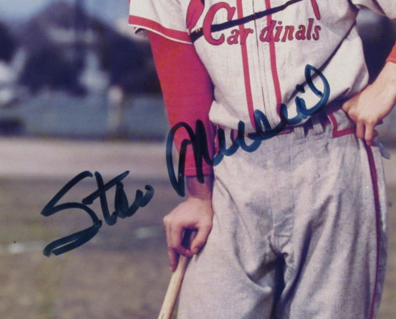 Stan Musial HOF Signed/Auto 8x10 Photo St. Louis Cardinals Framed JSA 190843