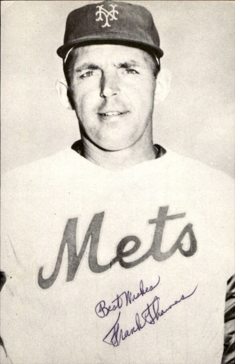 Frank Thomas New York Mets Signed/Autographed 3x5  Photo 179265