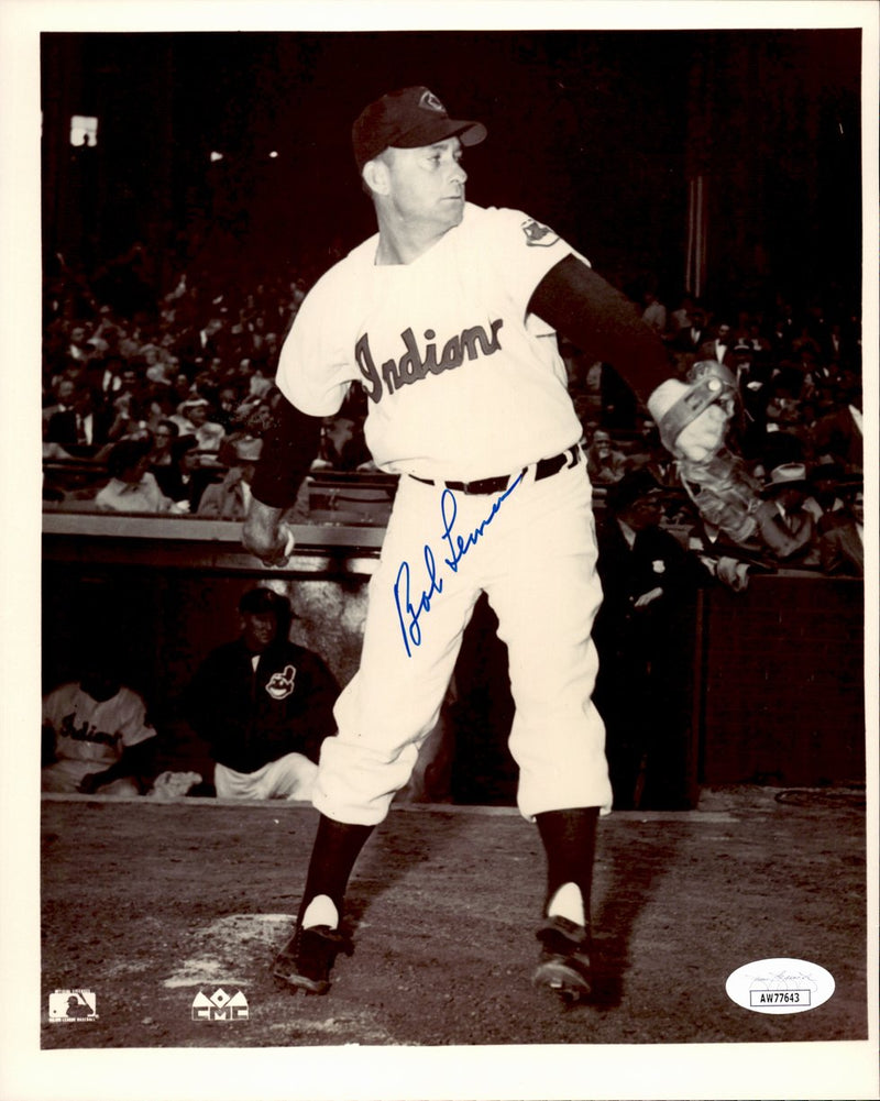 Bob Lemon HOF Signed/Autographed 8x10 Photo Cleveland Indians JSA 191348