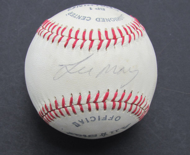 Lee May Baltimore Orioles Signed/Autographed Spalding Baseball JSA 189856