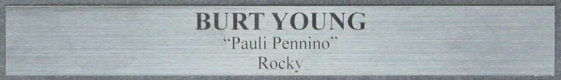 Burt Young "Pauli Pennino" Rocky Signed/Auto 8x10 Photo Framed JSA 164937