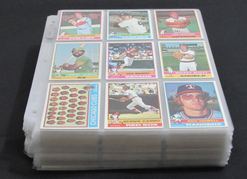1976 Topps Baseball Complete Set (660) w/Traded (44) Brettt RC Yount RC 189823