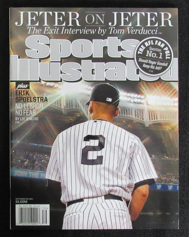 Sept. 29, 2014 Sports Illustrated Magazine Newstand NO LABEL Derek Jeter 187399