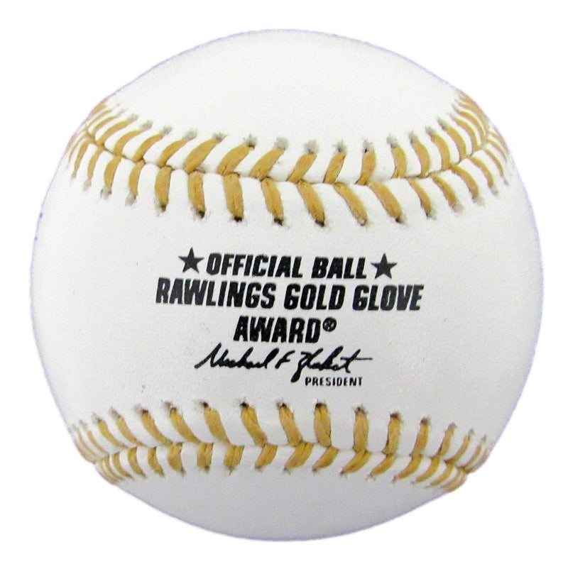 Jimmy Rollins Signed/Inscribed Gold Glove Award Baseball Phillies PSA/DNA 189596