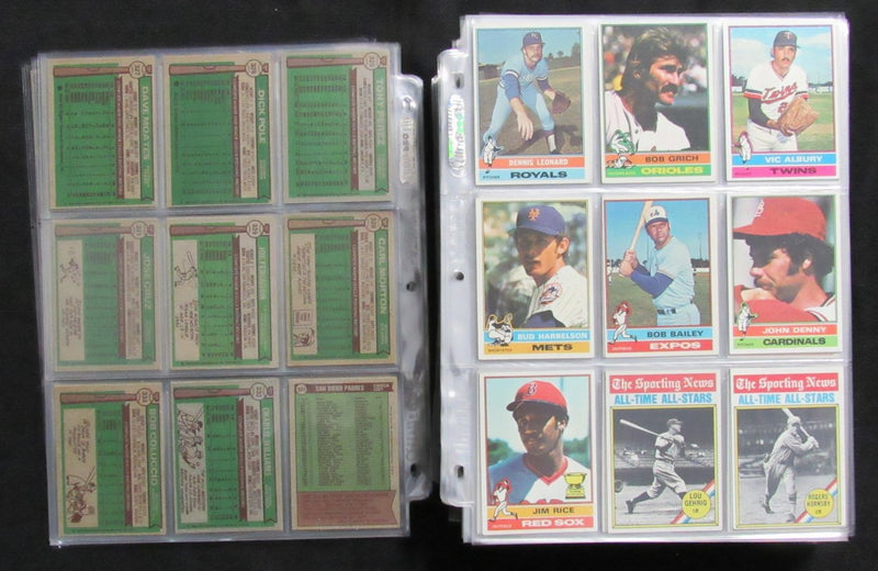 1976 Topps Baseball Complete Set (660) w/Traded (44) Brettt RC Yount RC 189823