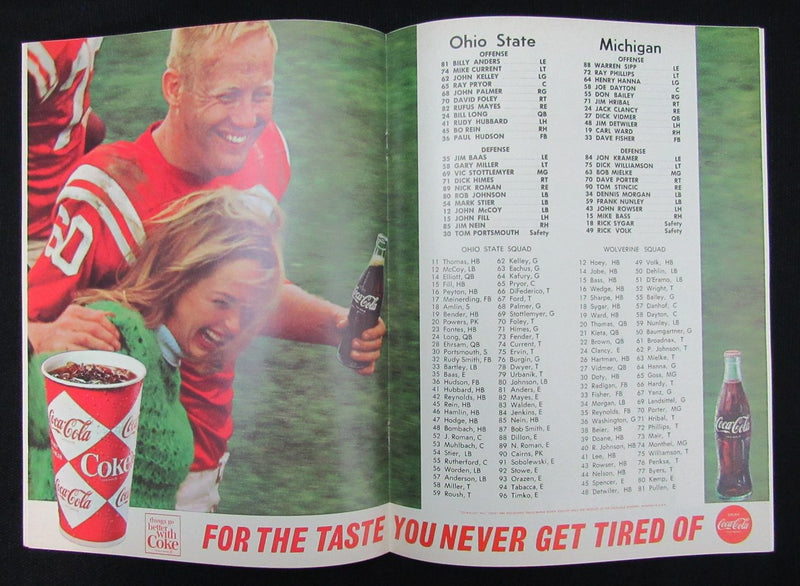 Vintage 11/19/1966 Michigan vs Ohio State Football Program - The Game 188740