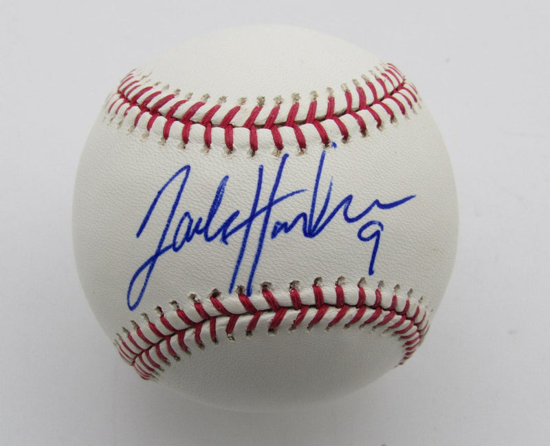 Jack Hannahan Autographed OML Baseball Cleveland Indians 180088