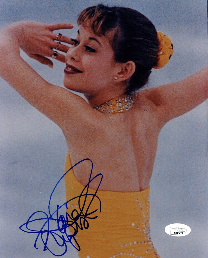 Tara Lipinski Autographed 8x10 Photo Olympic USA Figure Skating JSA