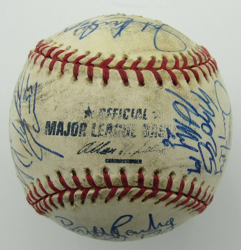 2002 Harrisburg Senators AA Minor League Team Signed by 23 OML Baseball 148888