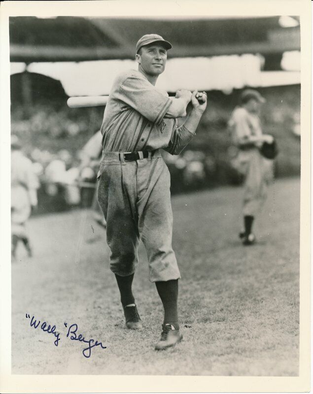 Wally Berger Boston Braves Signed/Autographed 8x10 Photo JSA 143296