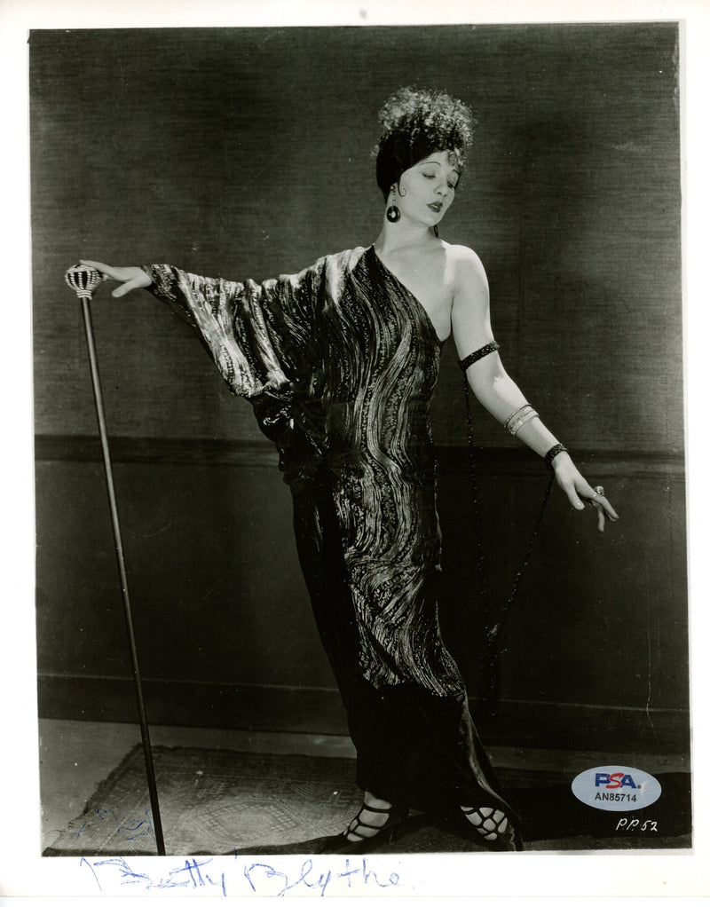 Betty Blythe Signed/Autographed 8x10 B/W Photo "Queen of Sheba" PSA/DNA 192070