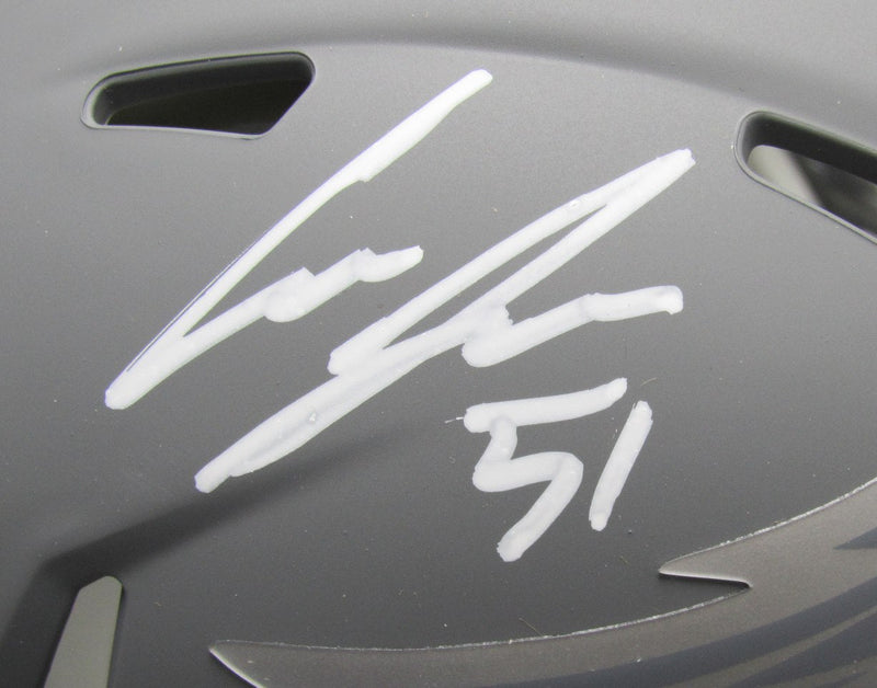 Cam Jurgens Signed/Auto Slate Mini Helmet Philadelphia Eagles PSA/DNA 193051