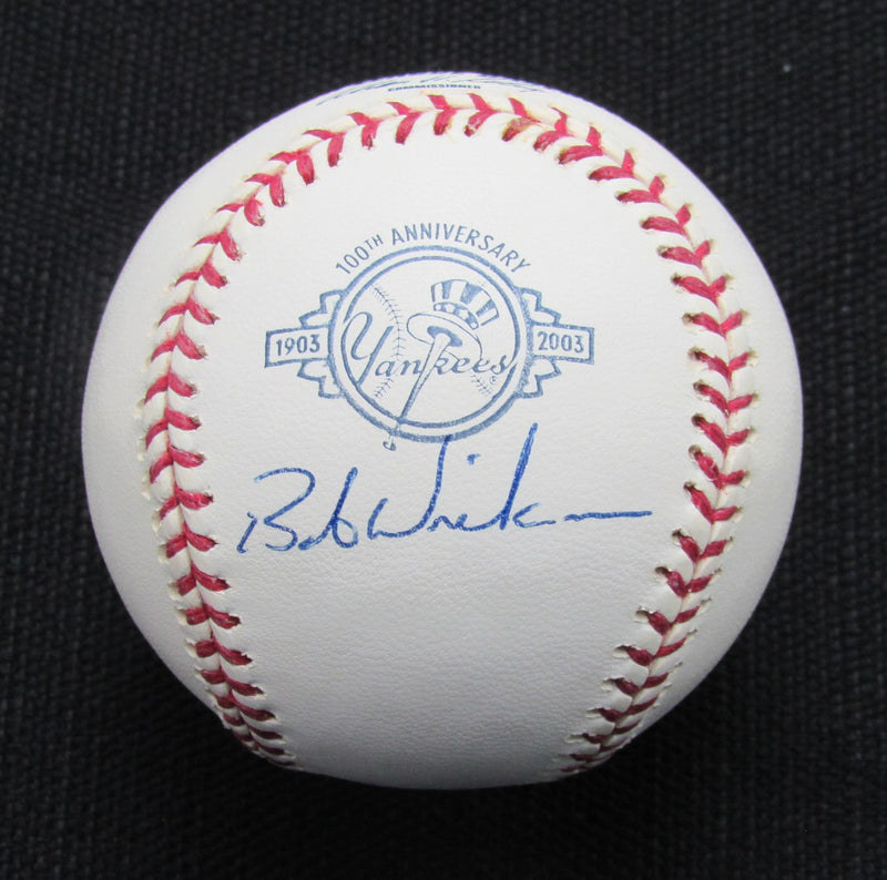 Bob Wickman Signed/Auto Yankees 100th OML Baseball JSA  186961