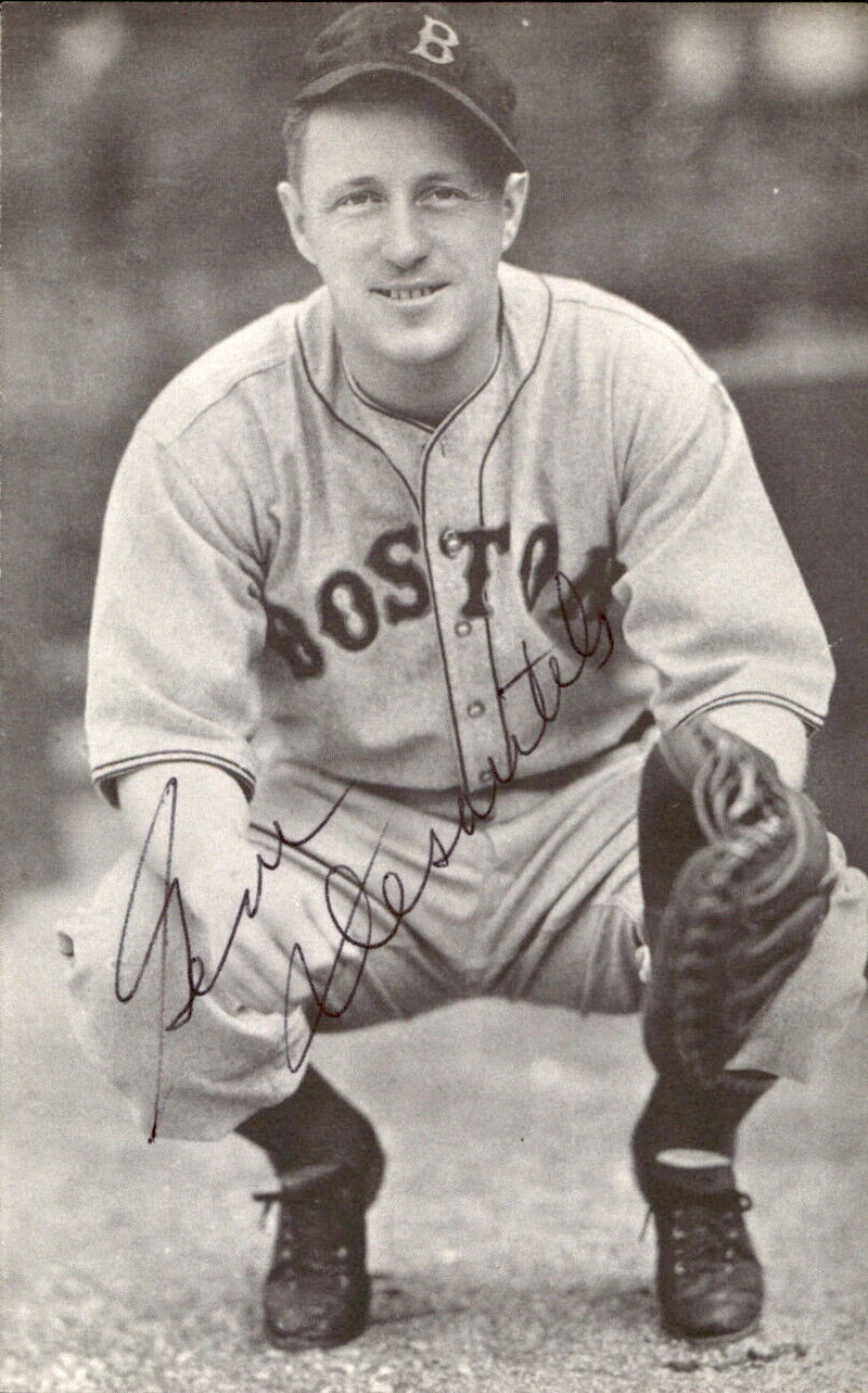 Gene Desautels Boston Braves d. 1994 Signed/Auto 3x5  Photo 178180