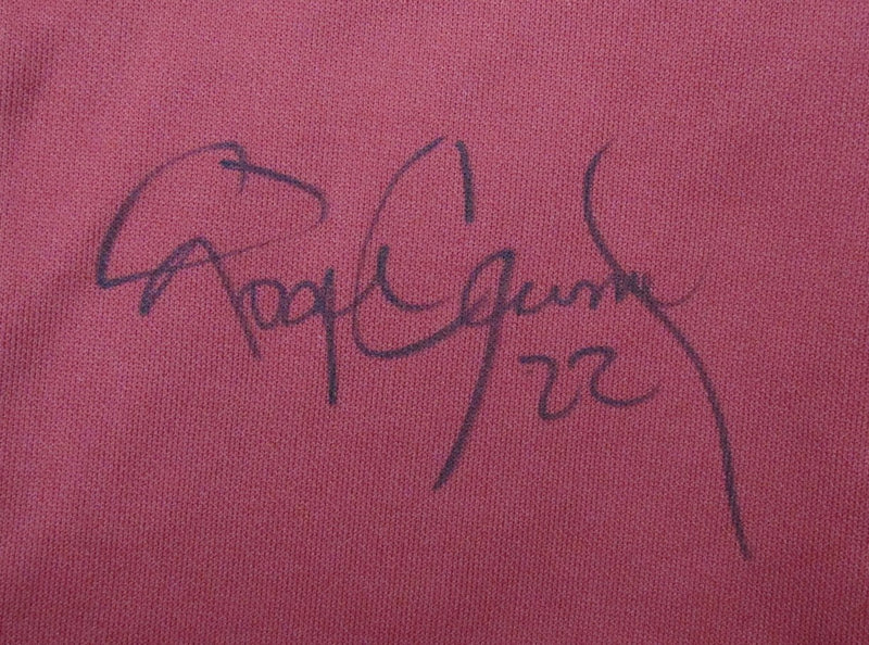 Roger Clemens Signed/Auto Red Majestic Baseball Jersey Astros PSA/DNA 191231