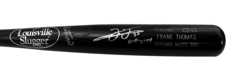 Frank Thomas HOF Signed/Inscr Louisville Slugger Bat White Sox JSA 192222