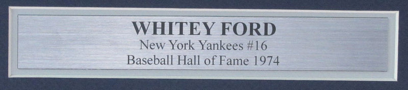 Whitey Ford HOF Signed/Auto 8x10 Photo New York Yankees Framed JSA 190851