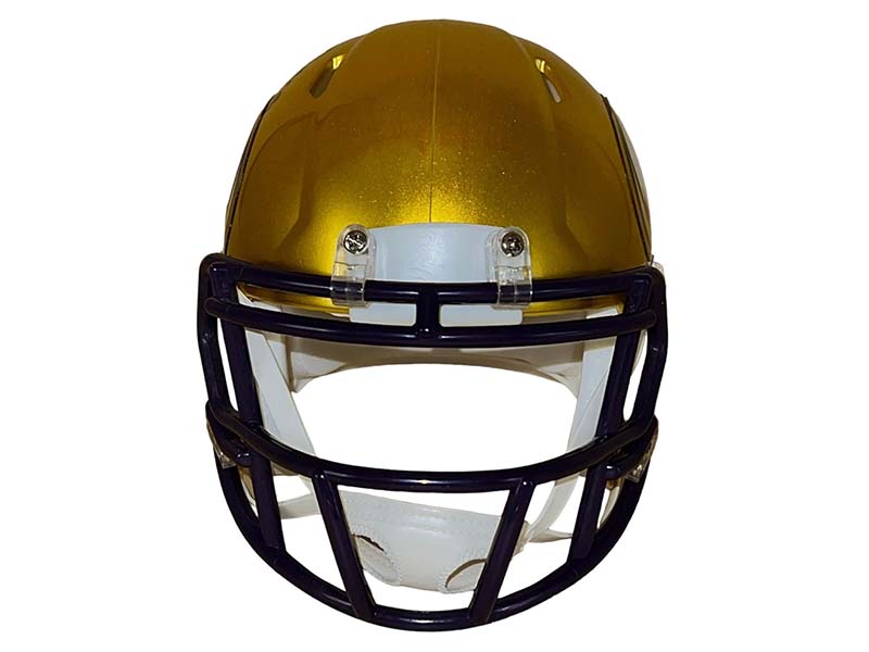 Justin Jefferson Autographed Minnesota Vikings Flash Mini Helmet Beckett