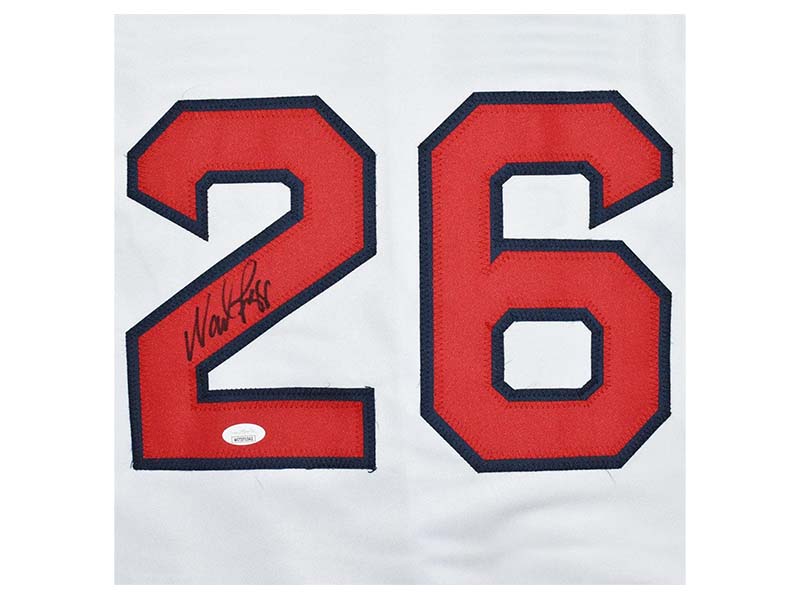 Wade Boggs Autographed Boston Baseball Jersey White (JSA)