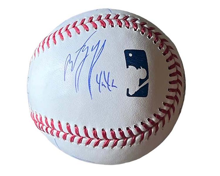 The Sandlot Cast Autographed MLB Official Major League Baseball (Beckett)