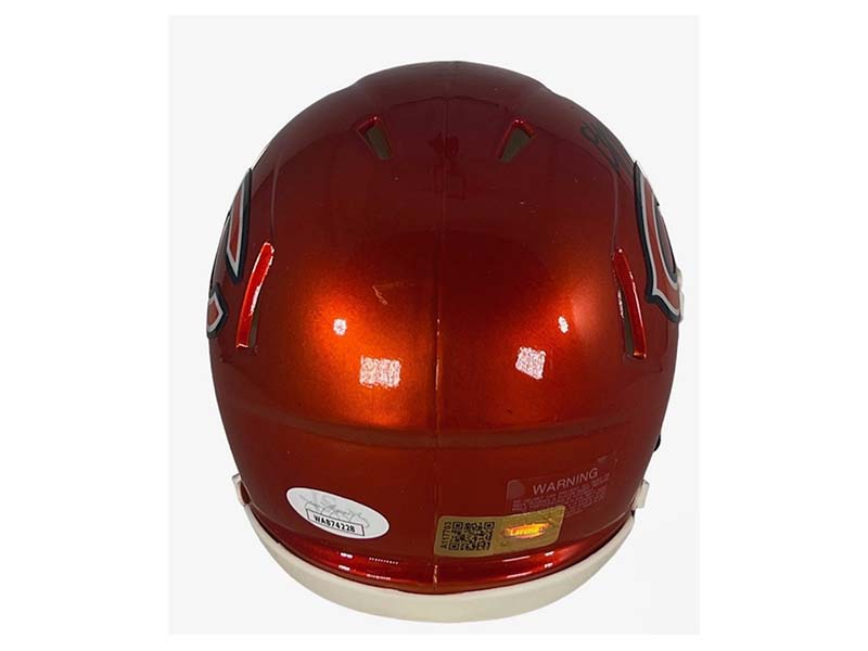 DJ Moore Chicago Bears Autographed Signed Flash Mini Helmet JSA