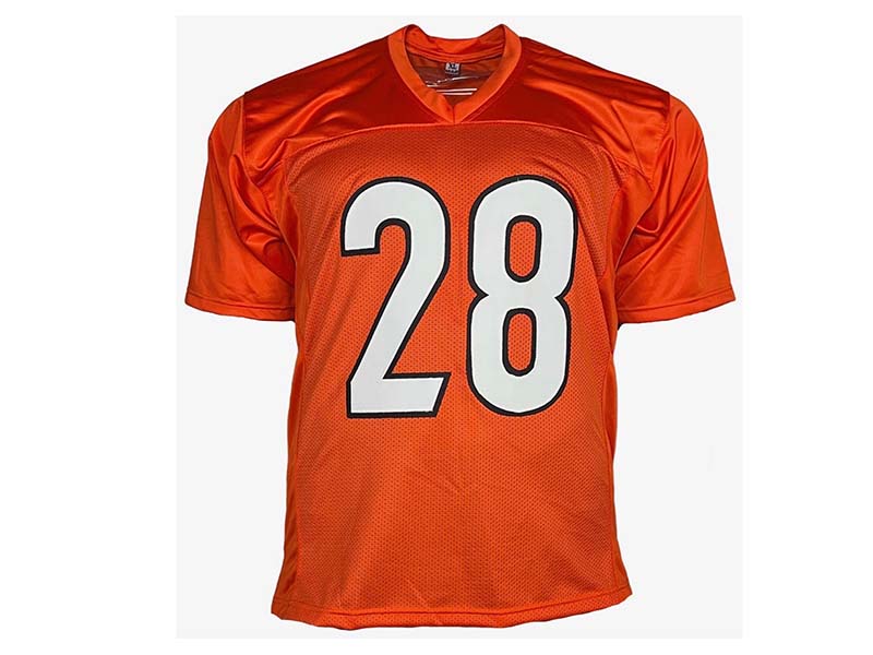 Joe Mixon Autographed Pro Style Football Jersey Orange ￼ (JSA)