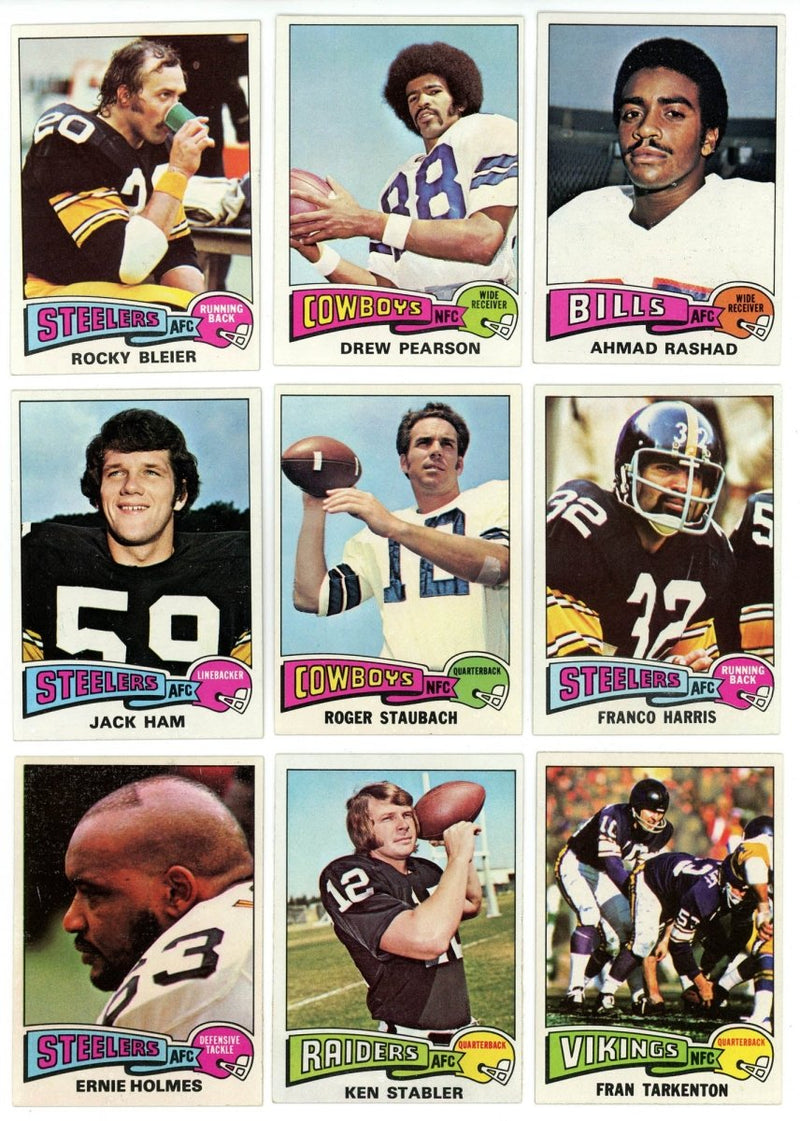 1975 TOPPS FOOTBALL COMPLETE SET BREAK – 12 CARDS PER BOX! Includes 2 HOFers!