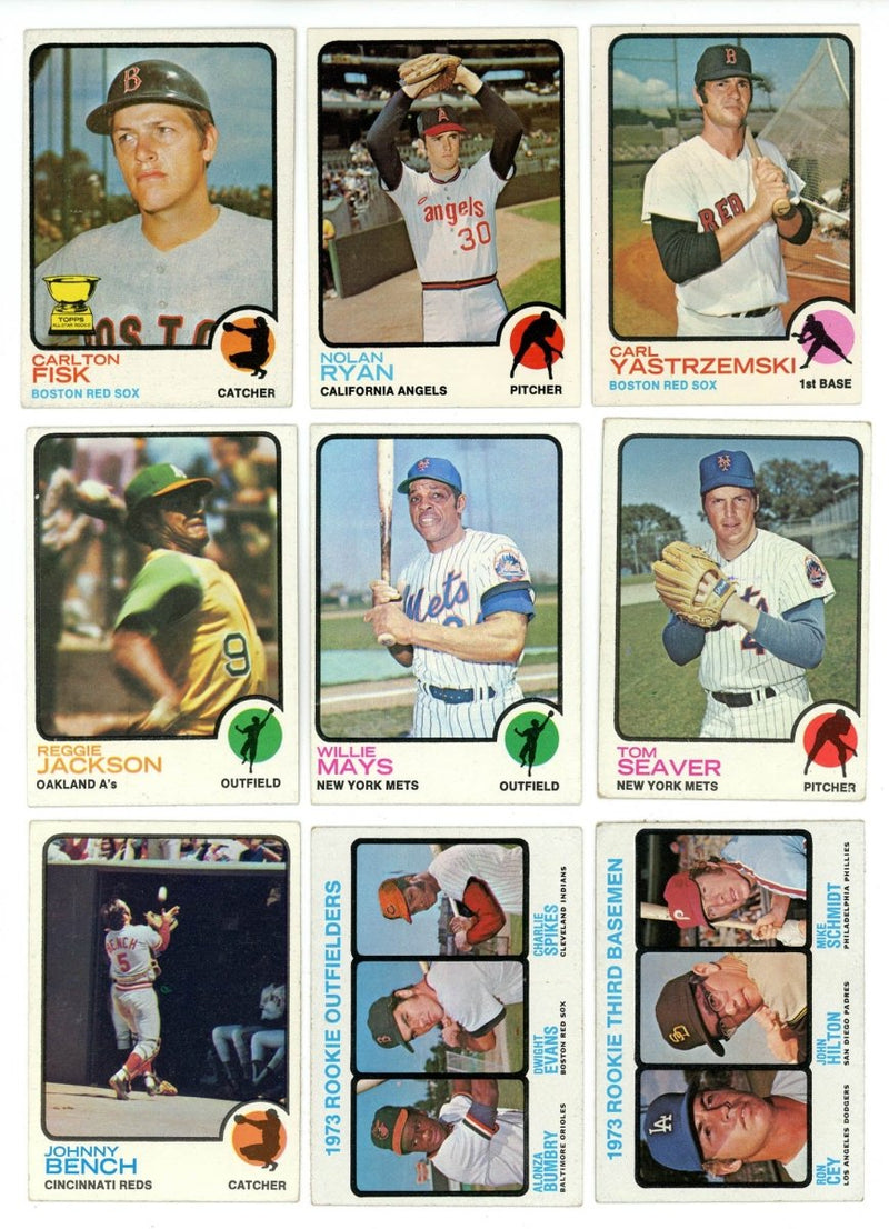 1973 TOPPS BASEBALL COMPLETE SET BREAK - 17 CARDS PER BOX! Includes 2 HOFers!
