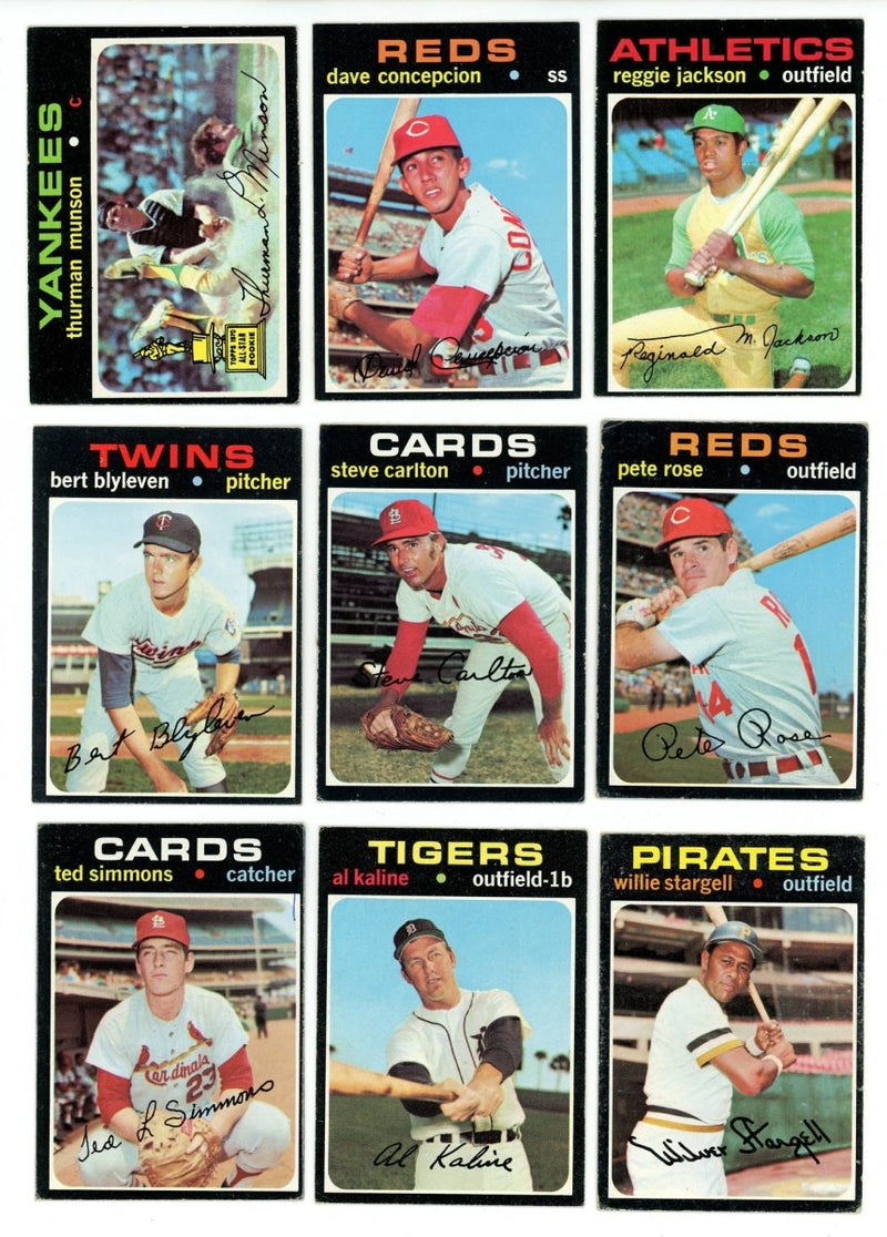 1971 TOPPS BASEBALL COMPLETE SET BREAK - 23 CARDS PER BOX! WITH 2 HOFers AND 3 HIGH NUMBER CARDS!