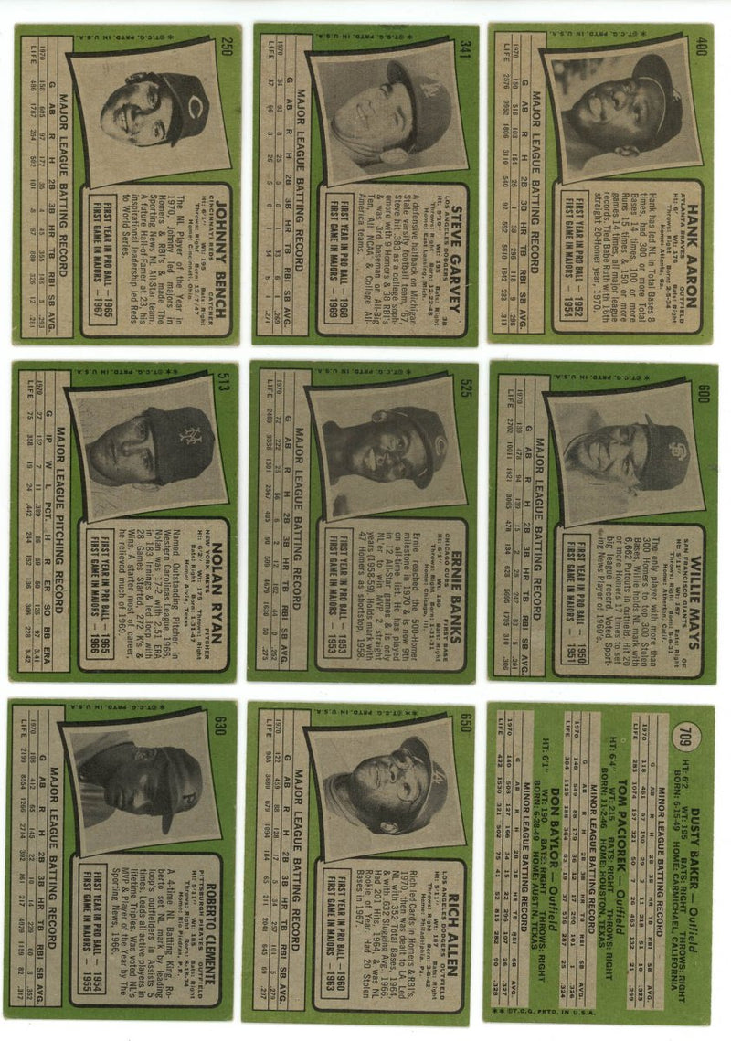 1971 TOPPS BASEBALL COMPLETE SET BREAK - 23 CARDS PER BOX! WITH 2 HOFers AND 3 HIGH NUMBER CARDS!