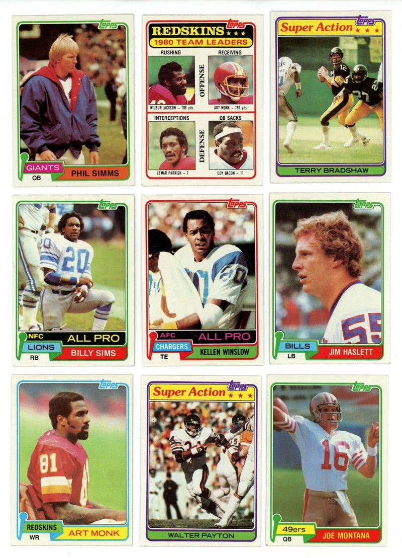 1981 TOPPS FOOTBALL COMPLETE SET BREAK - 24 CARDS PER BOX! 3 HOFERS PER BOX!