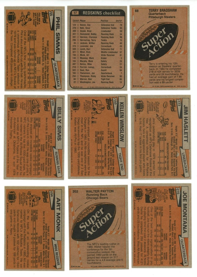 1981 TOPPS FOOTBALL COMPLETE SET BREAK - 24 CARDS PER BOX! 3 HOFERS PER BOX!