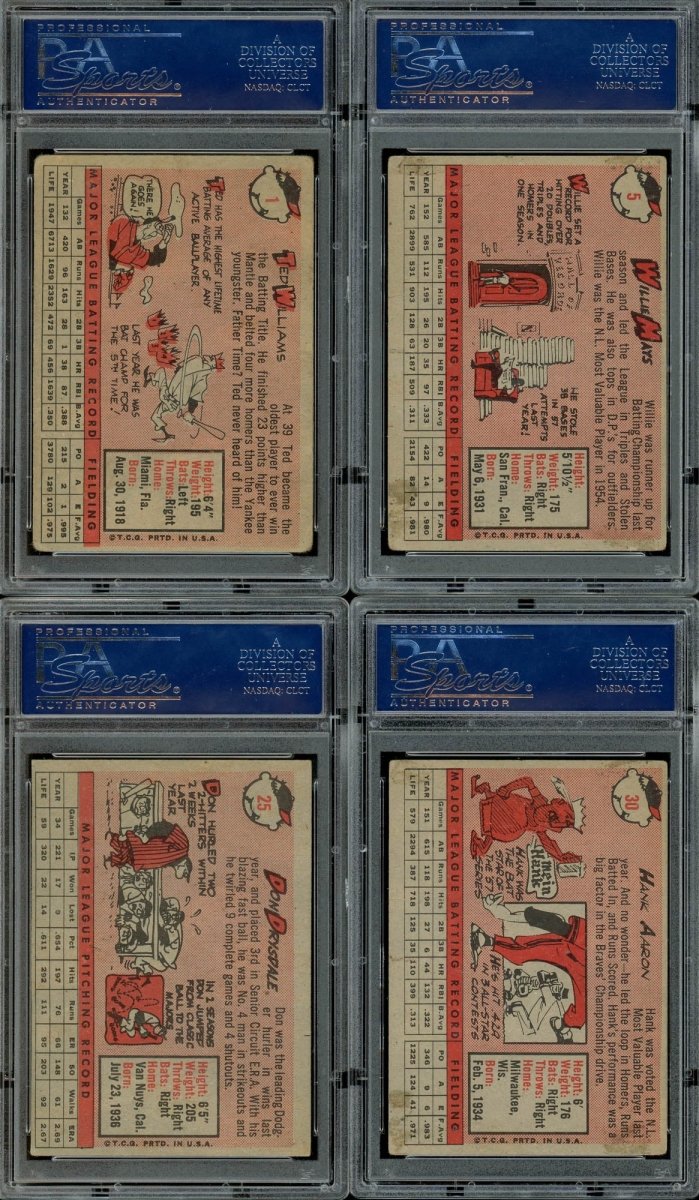1958 TOPPS BASEBALL COMPLETE SET BREAK - 5 CARDS PER BOX!
