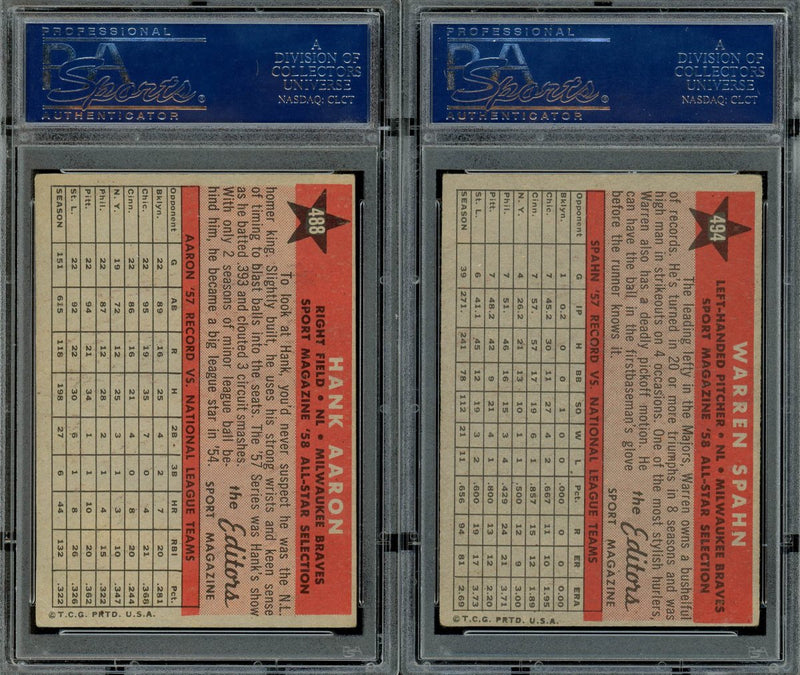 1958 TOPPS BASEBALL COMPLETE SET BREAK - 5 CARDS PER BOX!