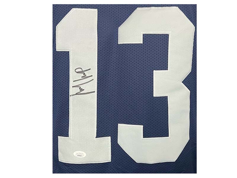 Michael Gallup Autographed Thanksgiving Custom Football Jersey JSA